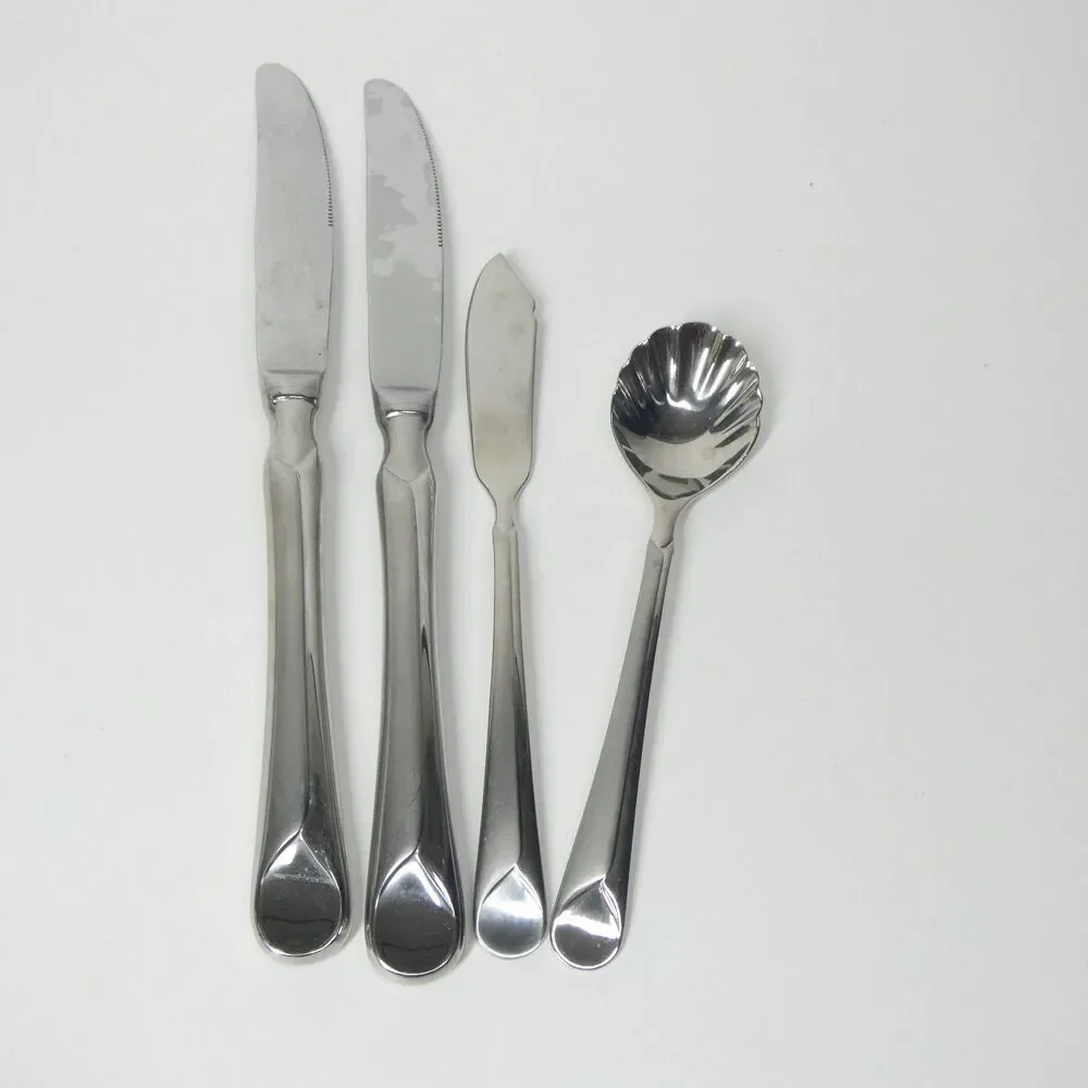 JA Henckels Provence Zwilling 4pc Flatware Lot Sugar Spoon Butter Server Knives